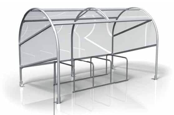 Bike shelter menu icon