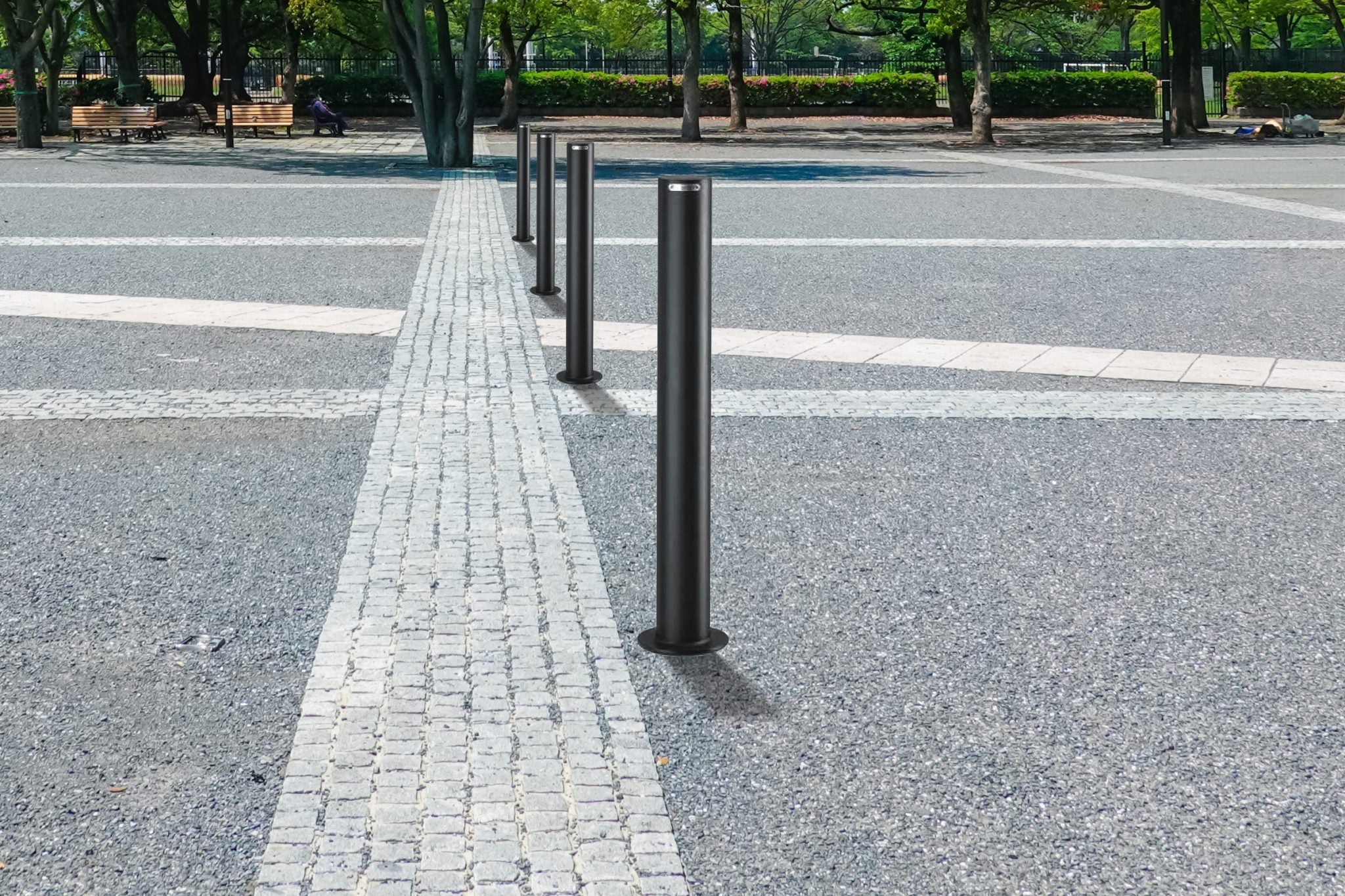 removable bollards icon