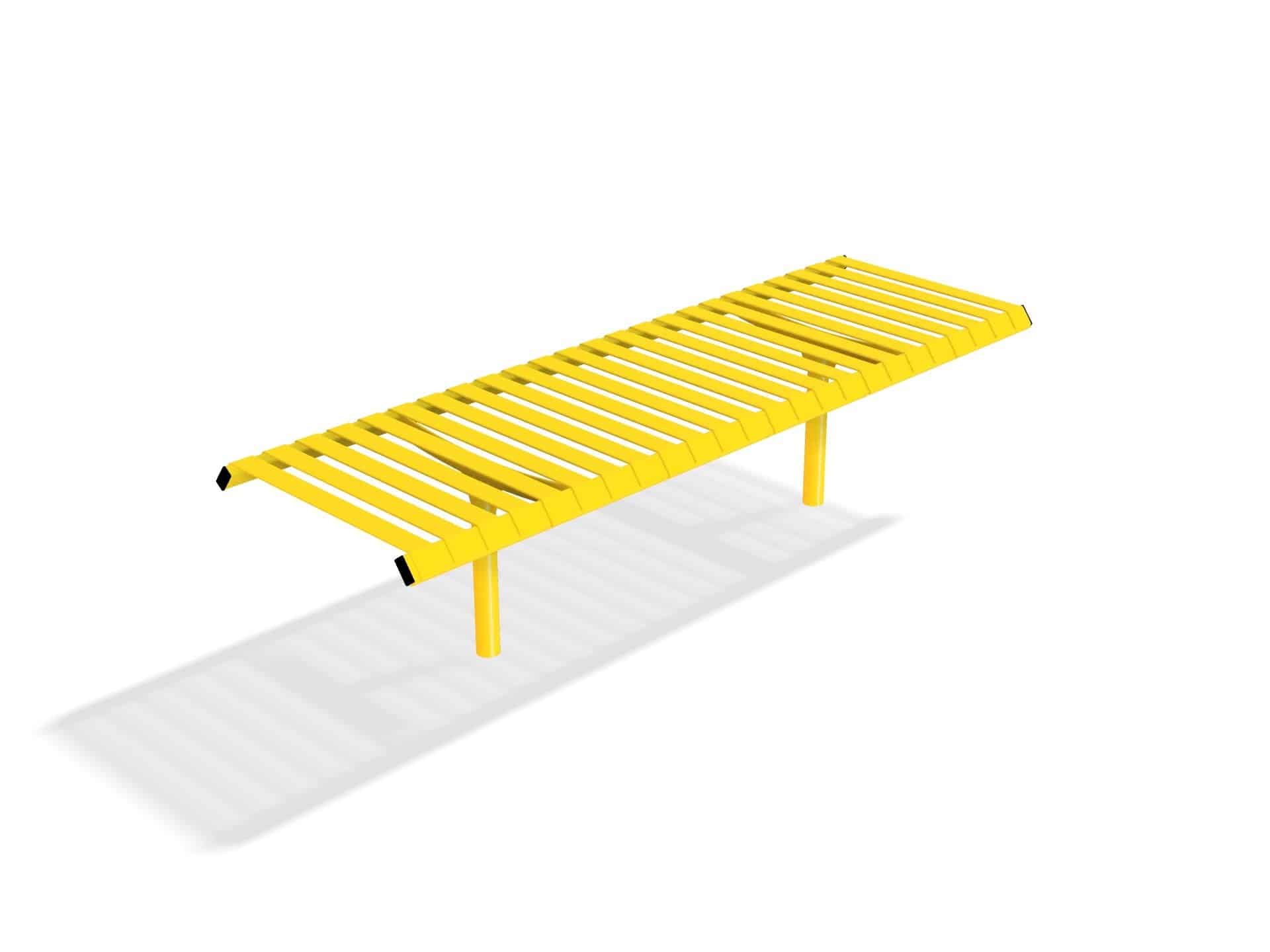 Rockingham Double Steel Bench | Street Furniture