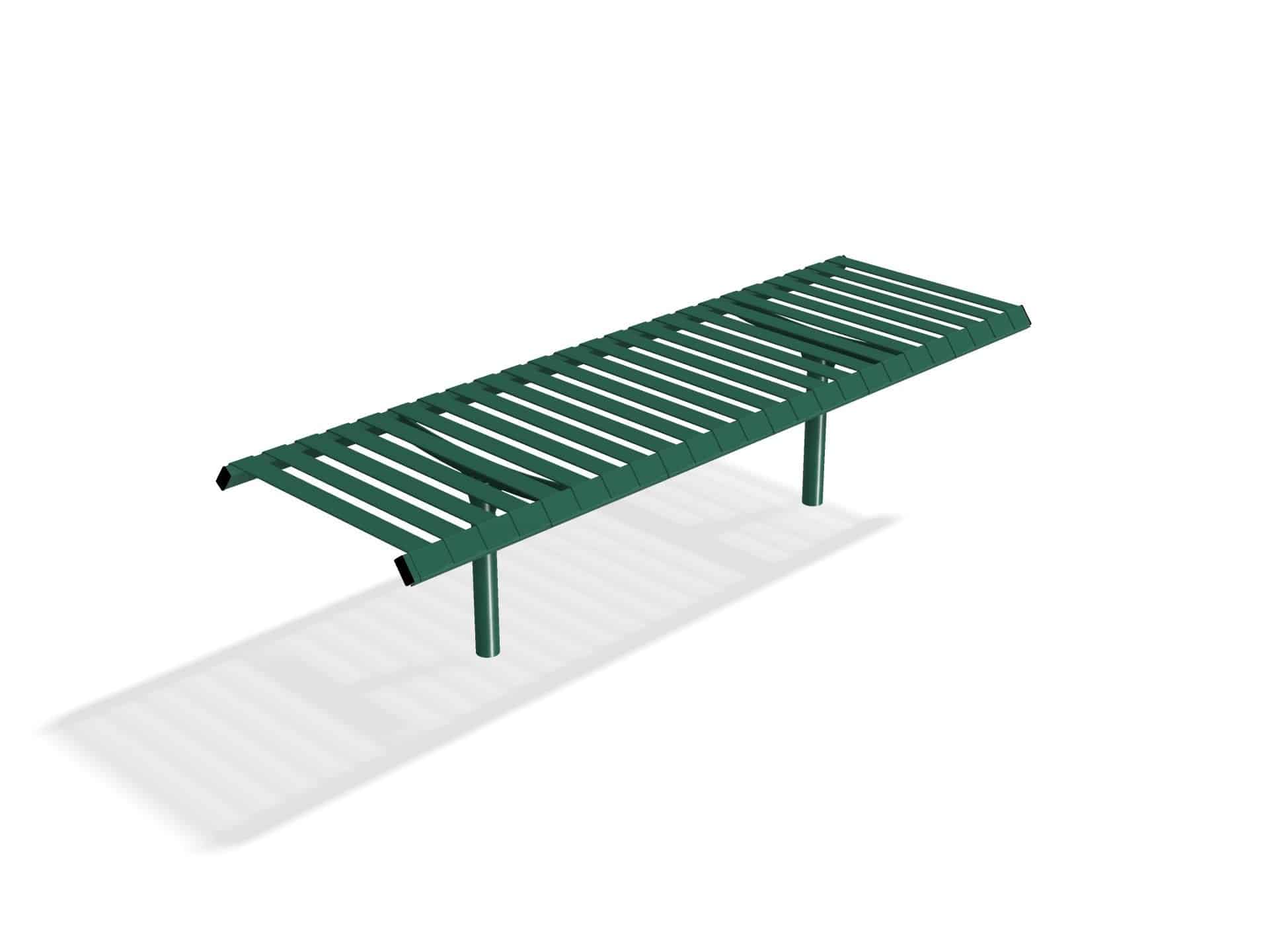 Rockingham Double Steel Bench | Street Furniture