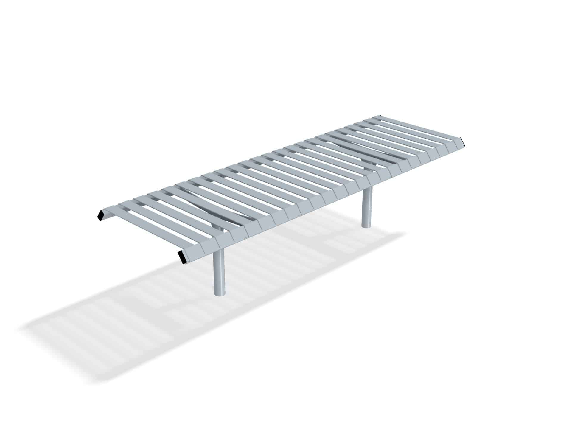 Rockingham Double Steel Bench | Street Furniture