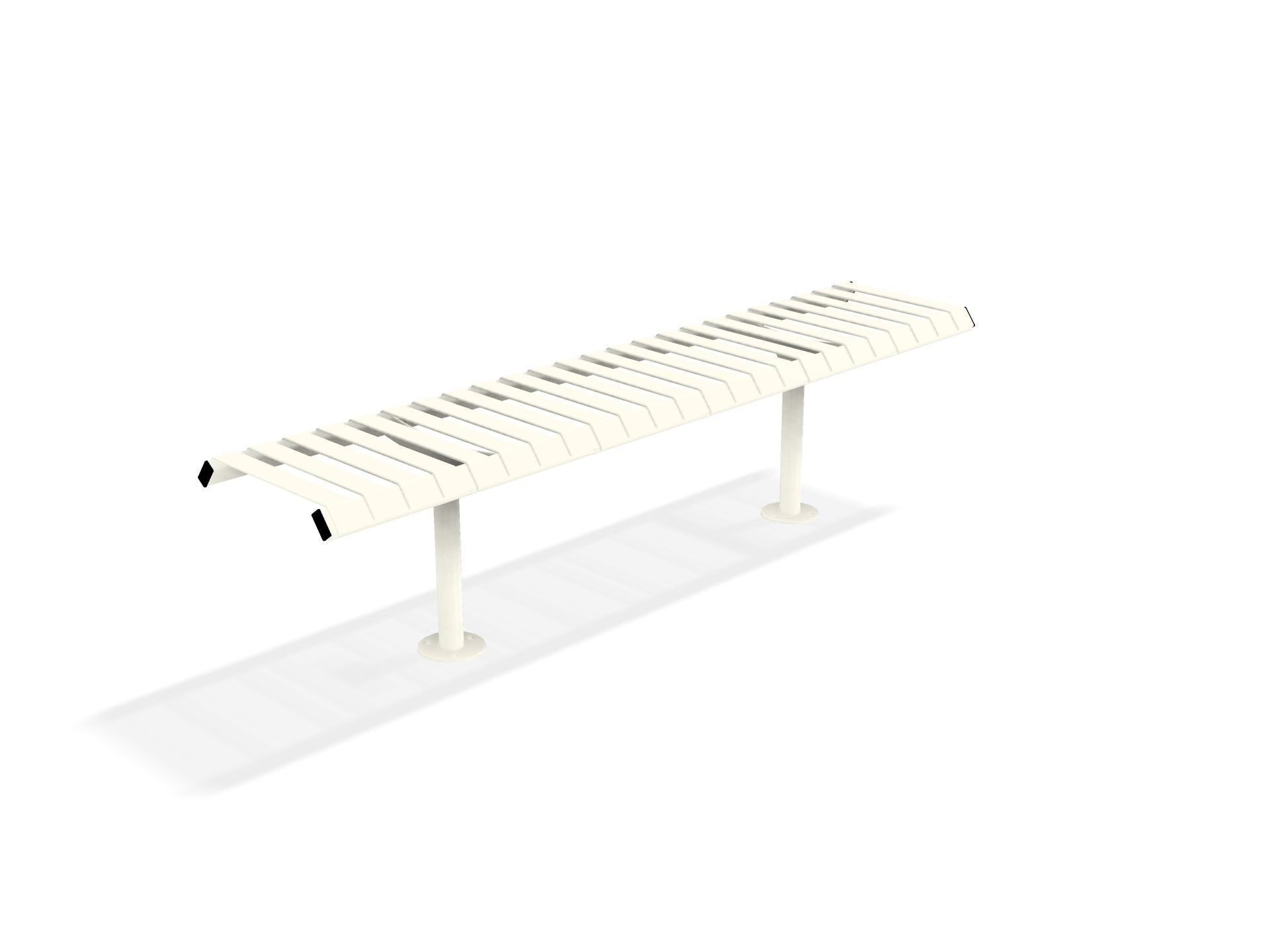 Rockingham Outdoor Steel Bench | Street Furniture