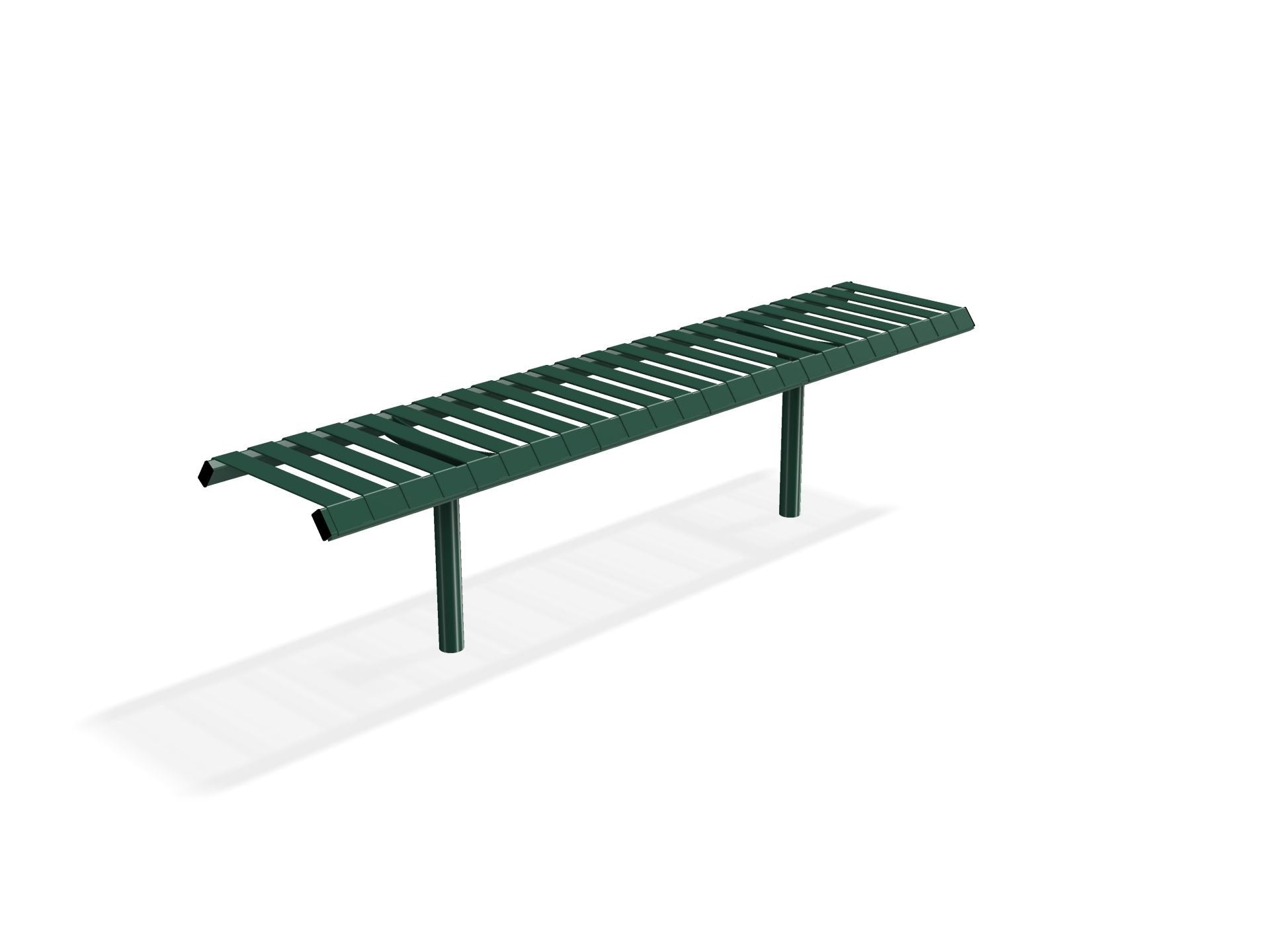 Rockingham Outdoor Steel Bench | Street Furniture