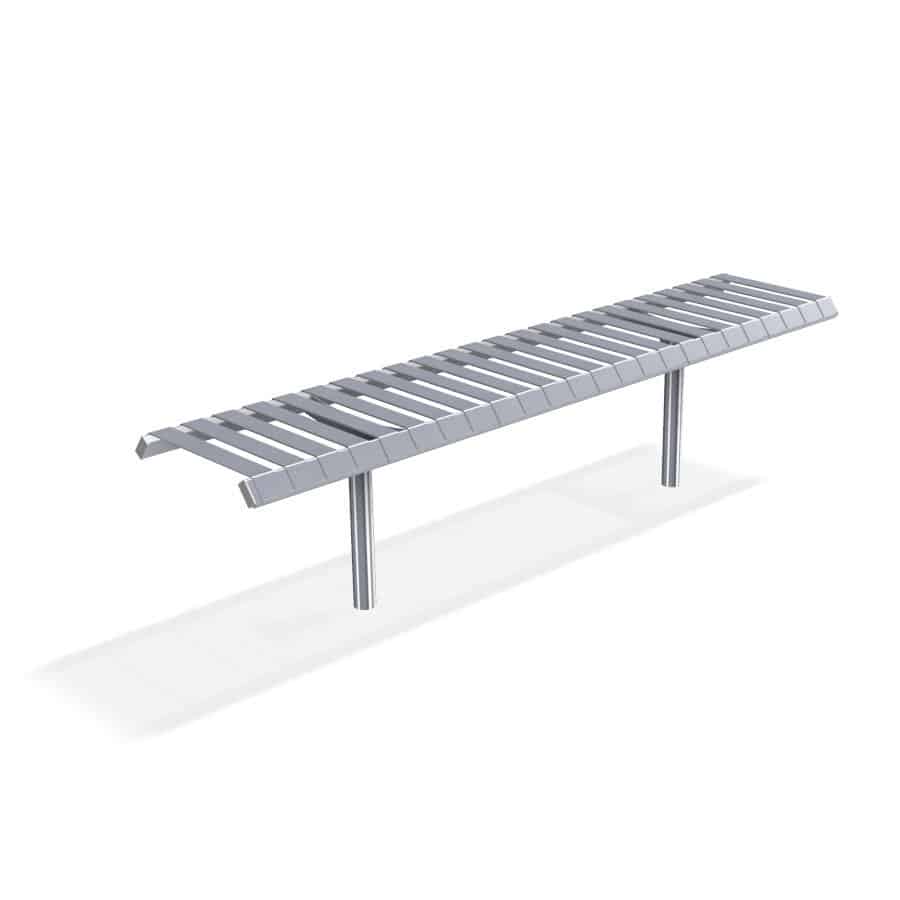 Rockingham Outdoor Steel Bench | Street Furniture