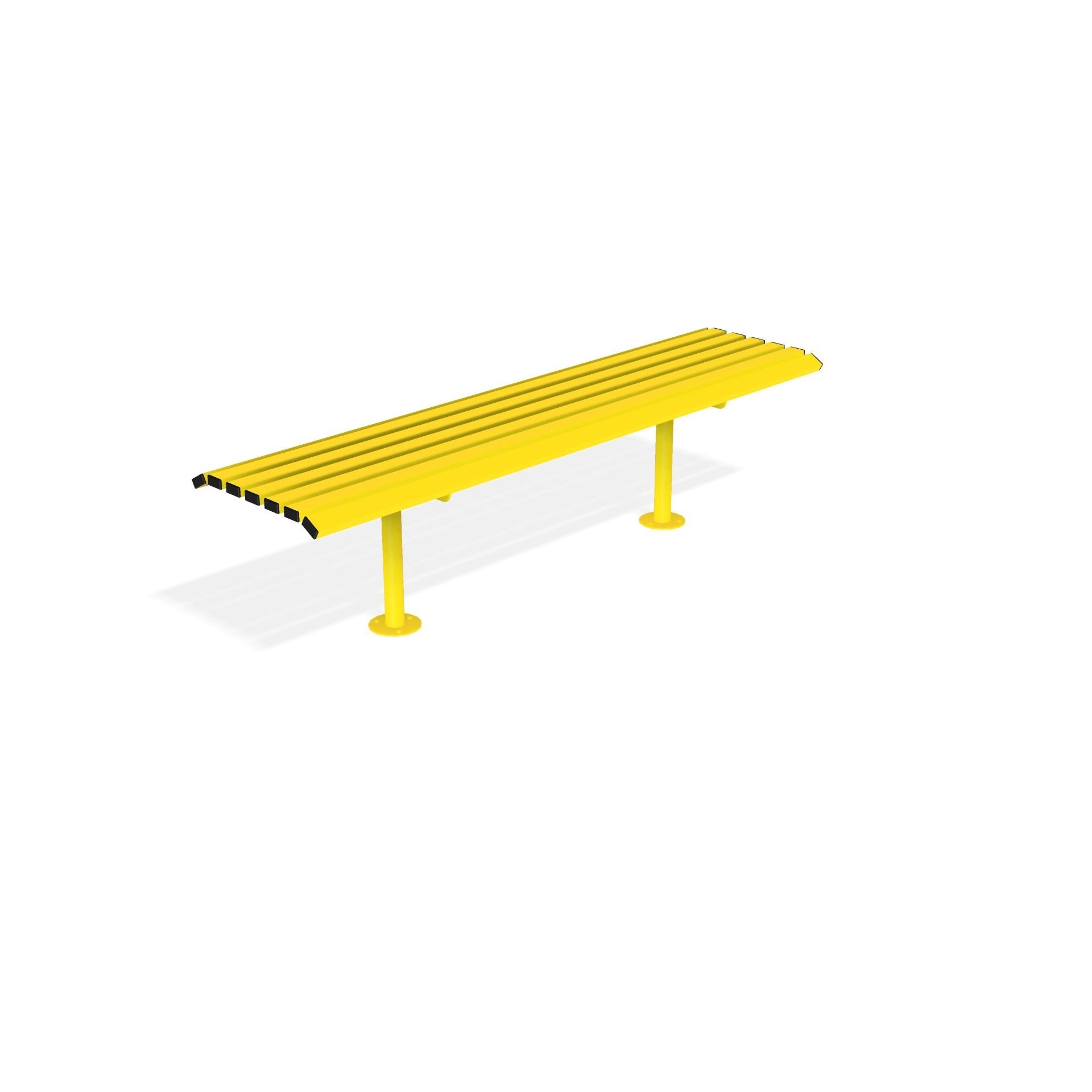 Drayton Outdoor Steel Bench | Street Furniture