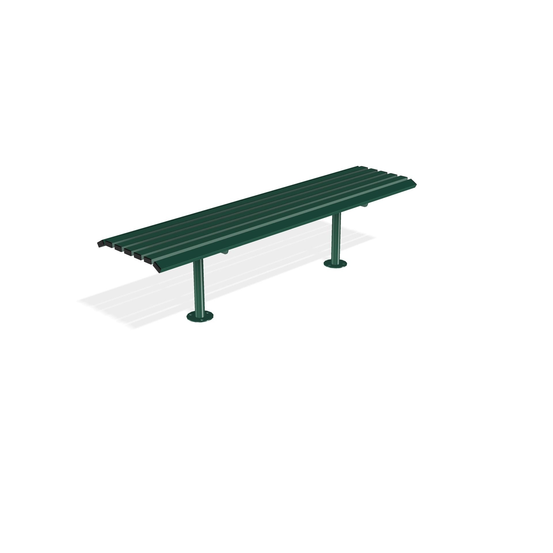 Drayton Outdoor Steel Bench | Street Furniture