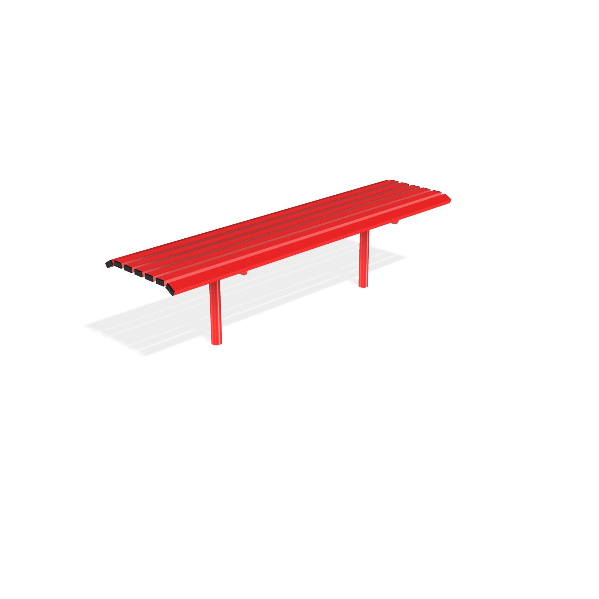 Drayton Outdoor Steel Bench | Street Furniture