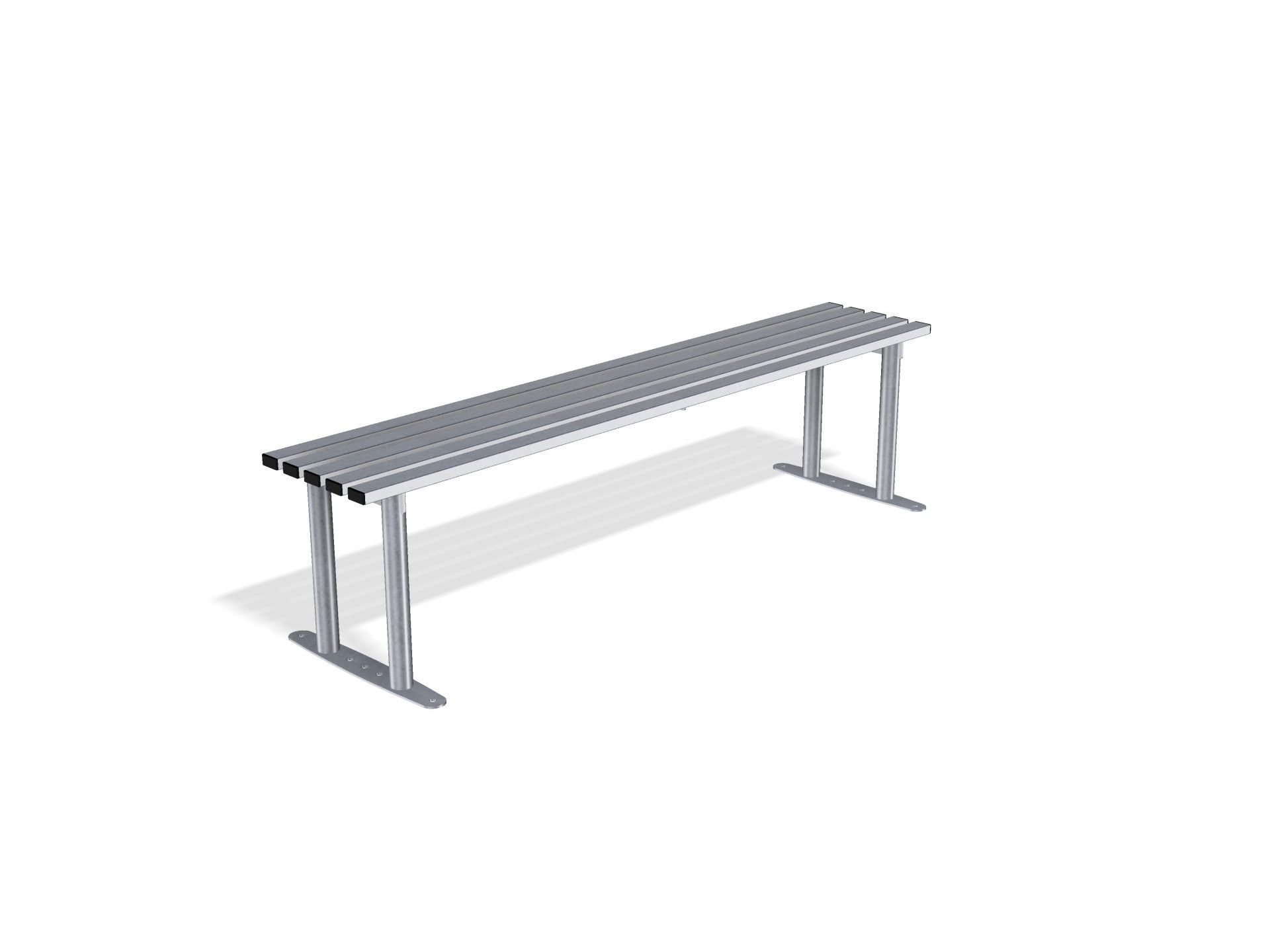 Outdoor Mild Steel Bench | Haddon Street Furniture