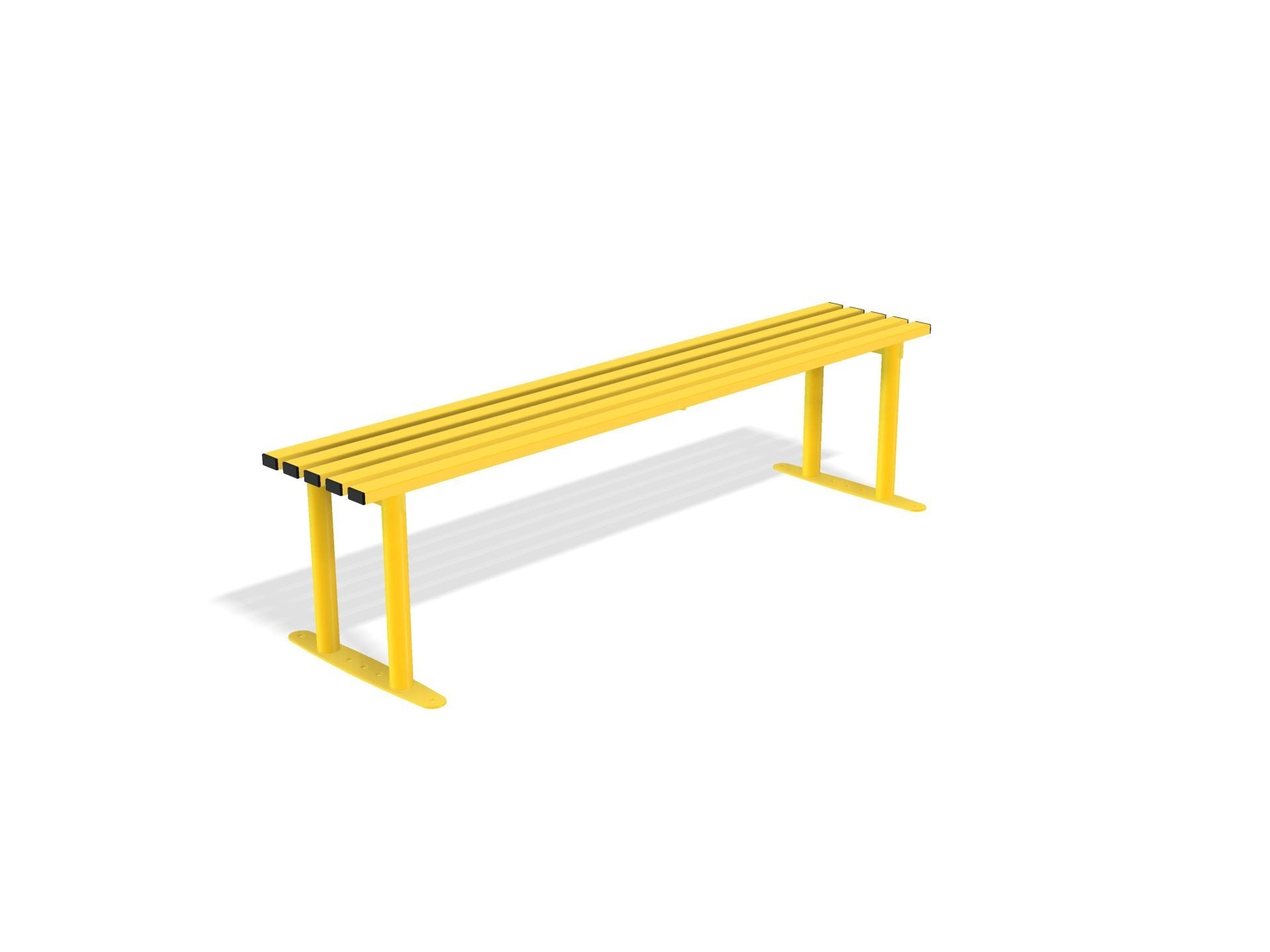 Outdoor Mild Steel Bench | Haddon Street Furniture