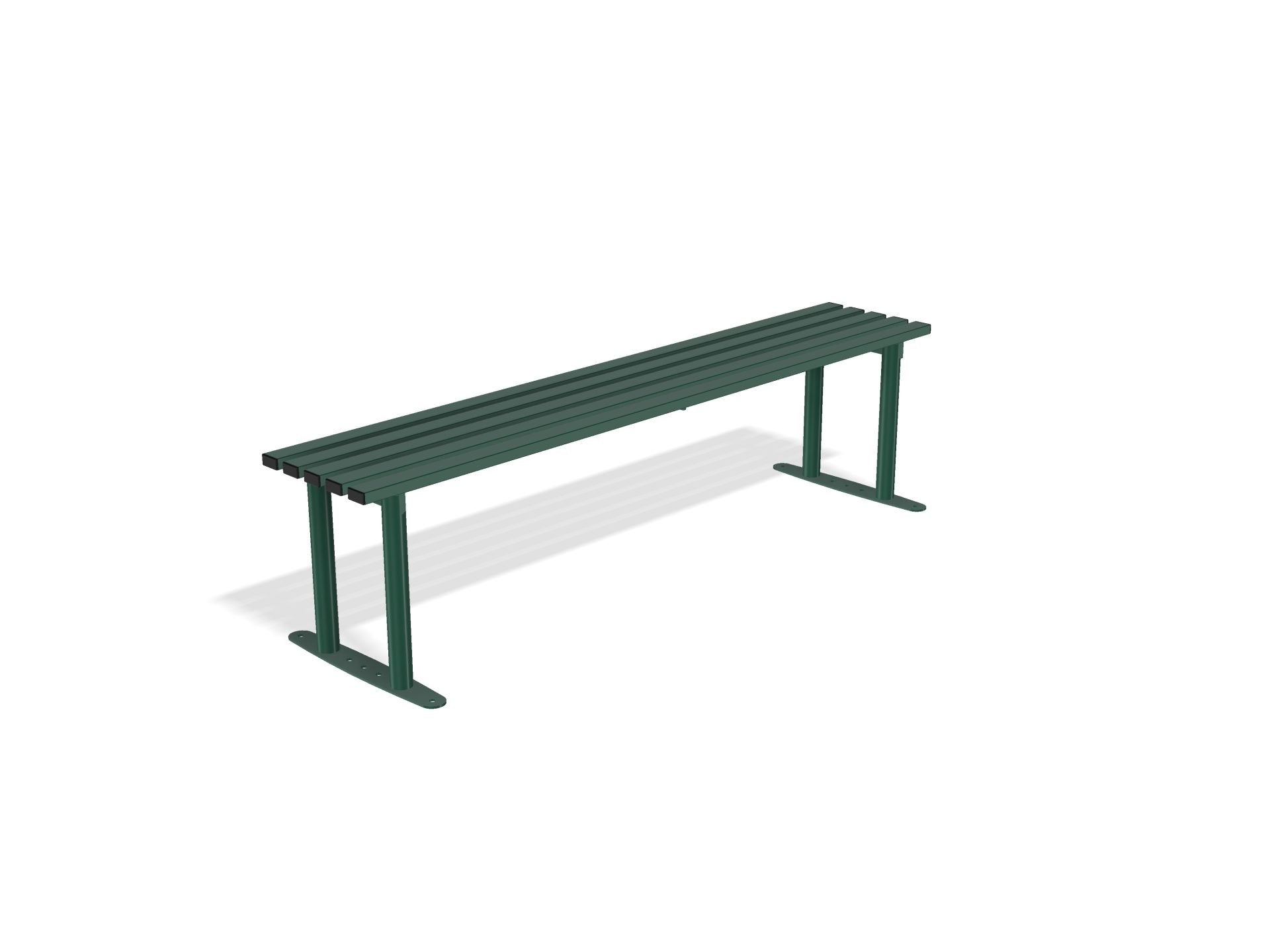 Outdoor Mild Steel Bench | Haddon Street Furniture
