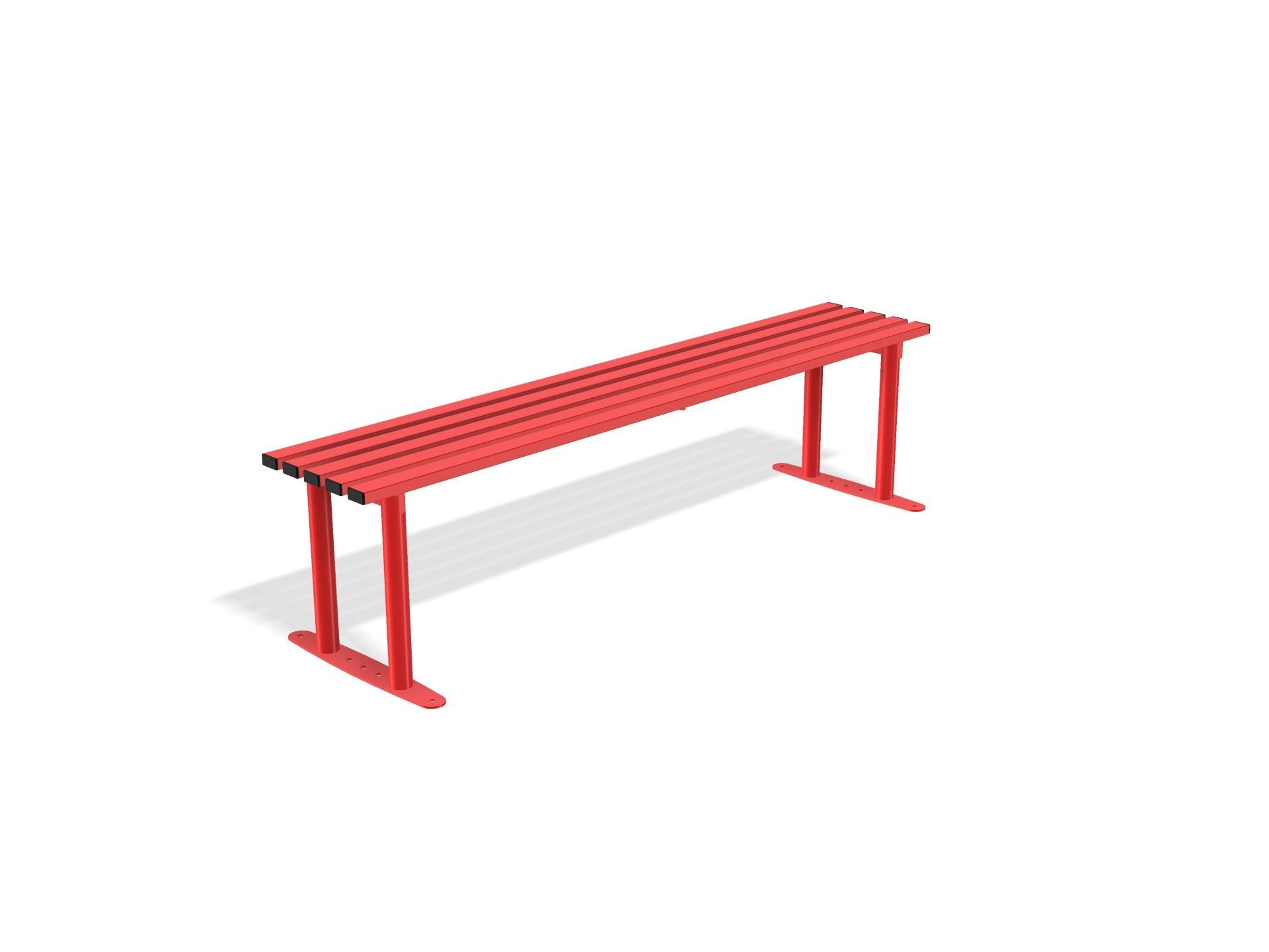 Outdoor Mild Steel Bench | Haddon Street Furniture