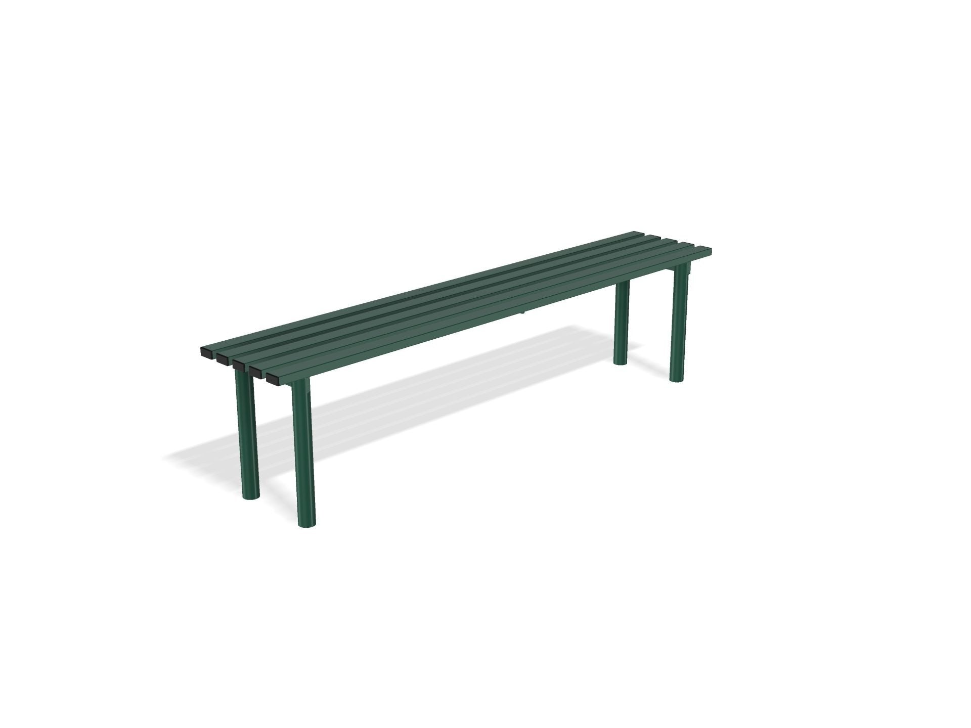 Outdoor Mild Steel Bench | Haddon Street Furniture