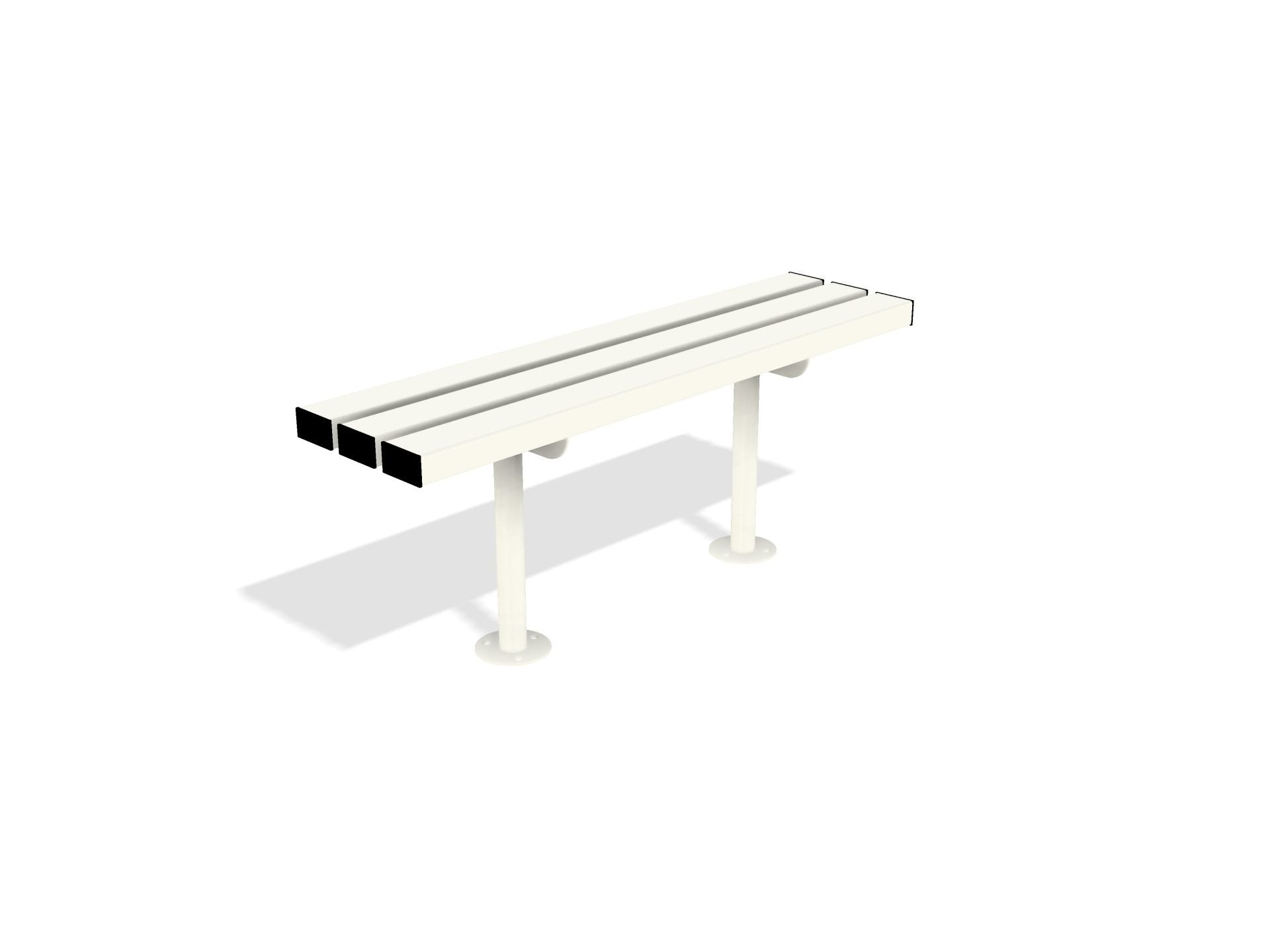 Outdoor Mild Steel Bench 300 | Gretton Street Furniture