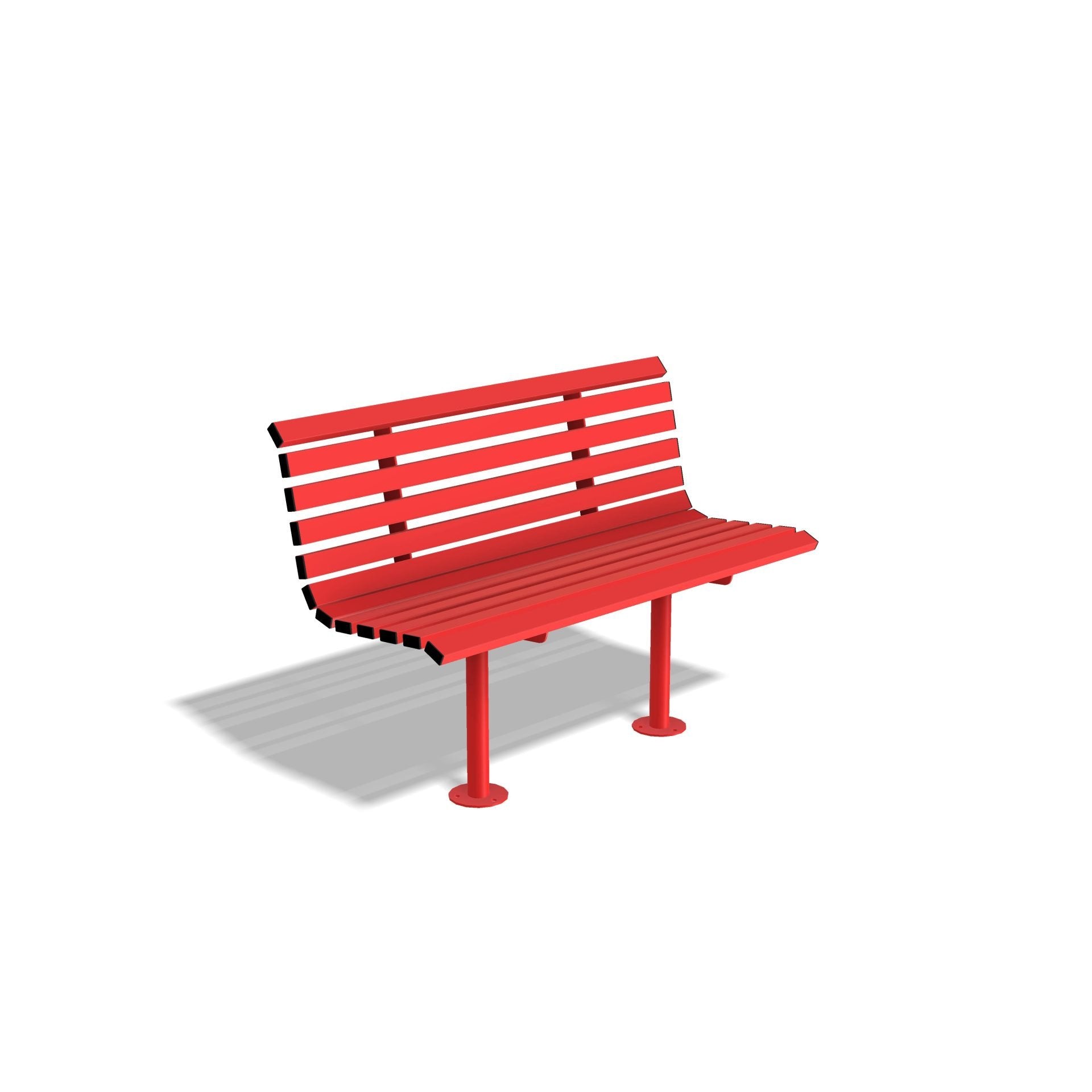 Outdoor Mild Steel Carlton Bench Seat | Carlton Street Furniture