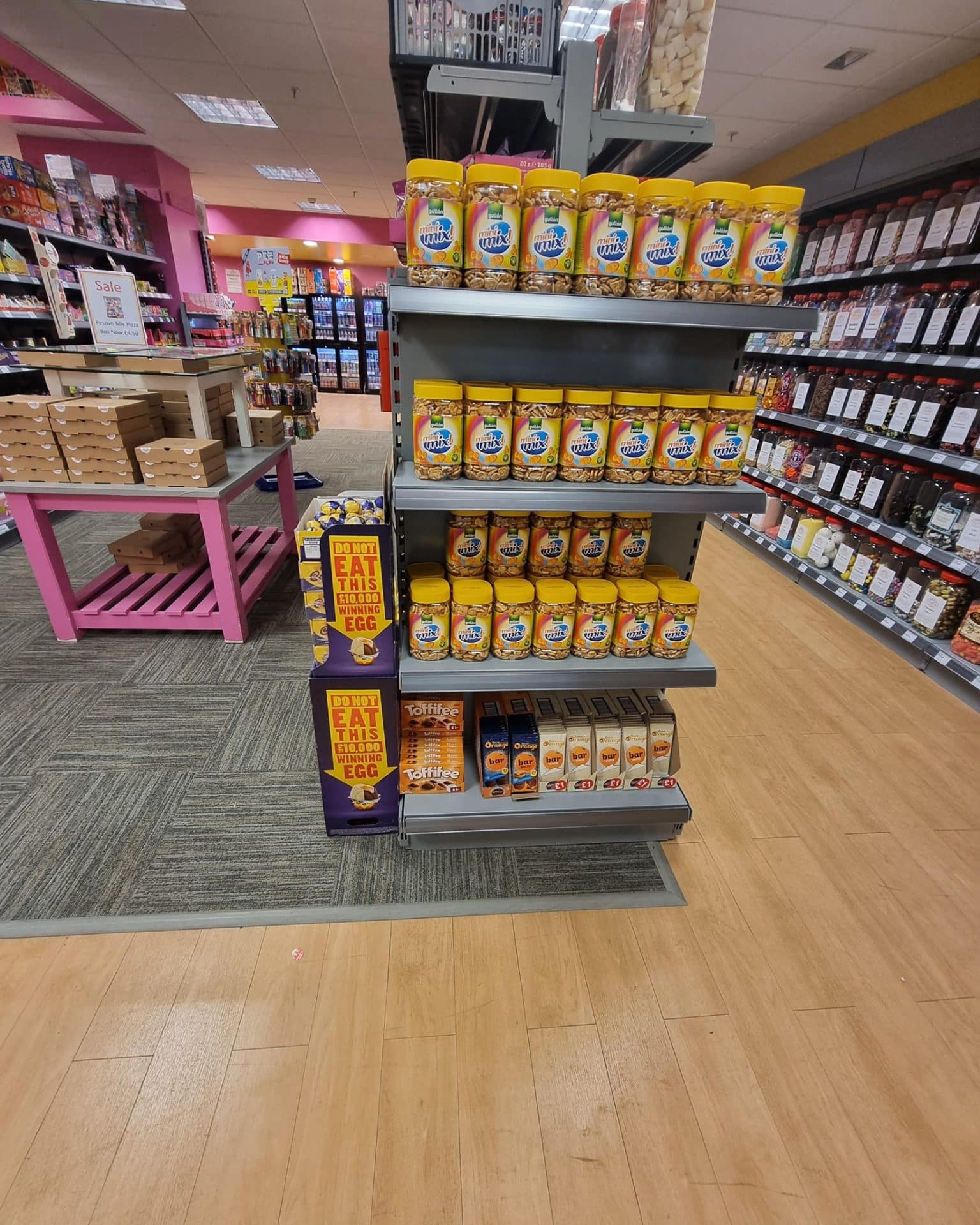 Retail Shop Shelving Promotional