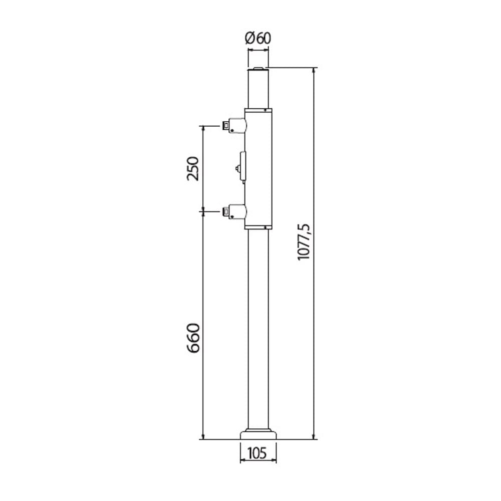 Alarmed Mechanical Checkout Closer Gate