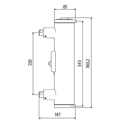 Mechanical Checkout Mounted Closer Gate