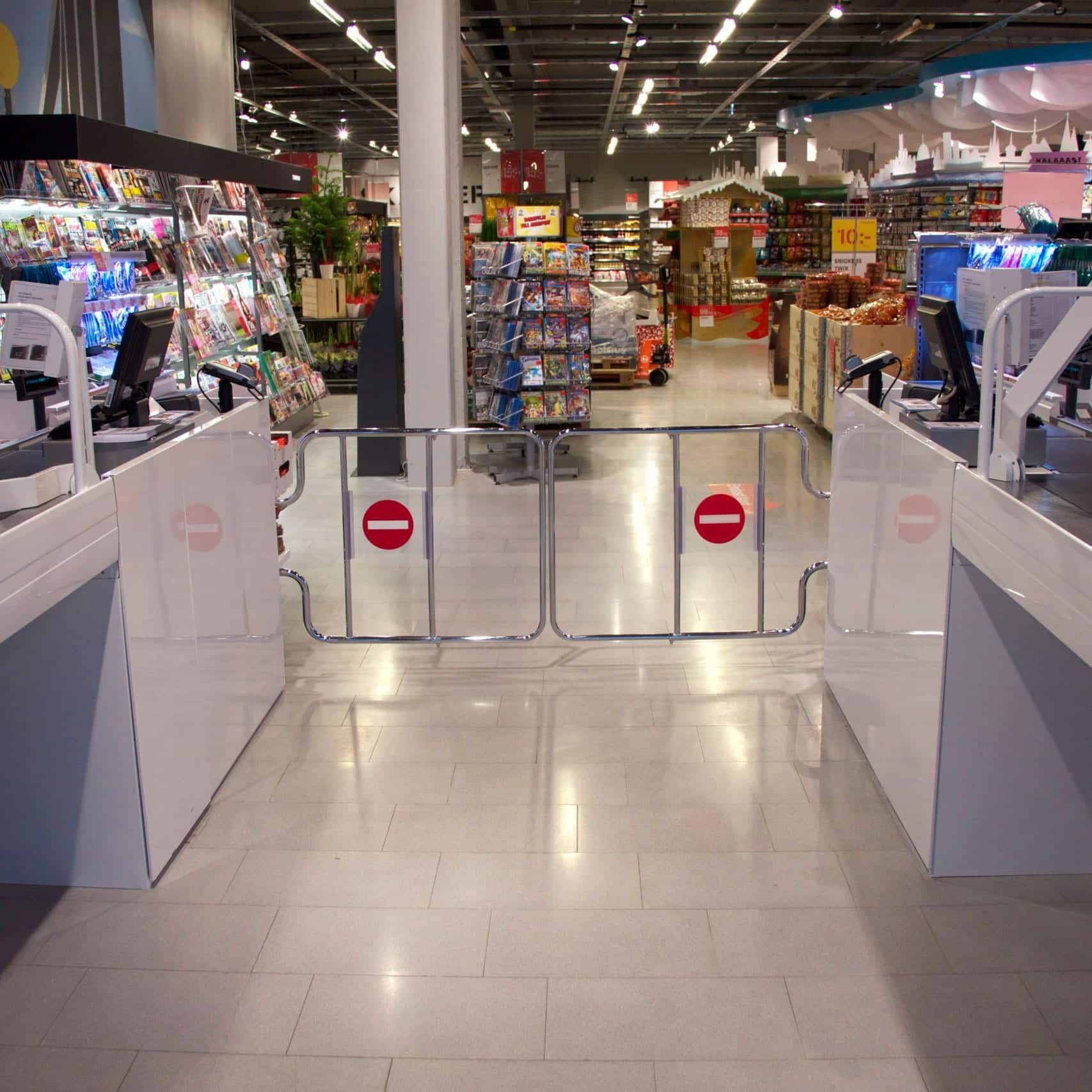 Mechanical Checkout Mounted Closer Gate