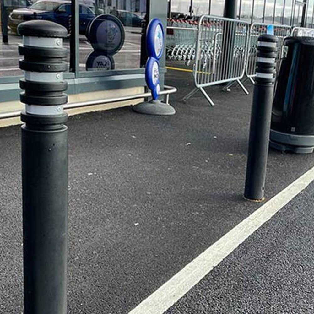 Supermarket bollards