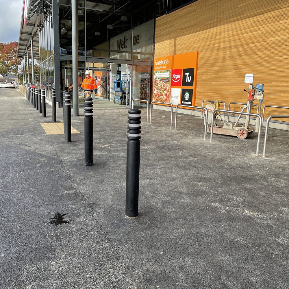 Supermarket bollards