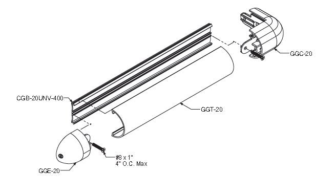 High Impact Bumper Rail 2" Bump Strip BUNDLE