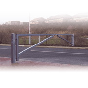 Double leaf swinging access gates