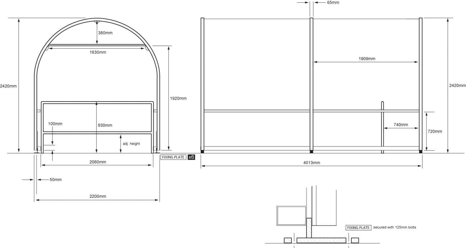 Broughton Shopping Trolley Shelter