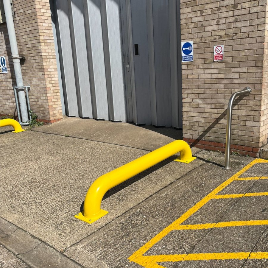 Yellow HGV Wheel Guides