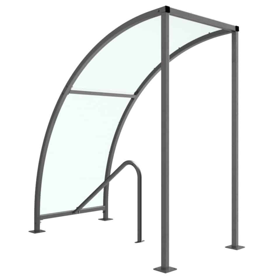 Harby Highline Cycle Shelter with integrated Cycle Stands