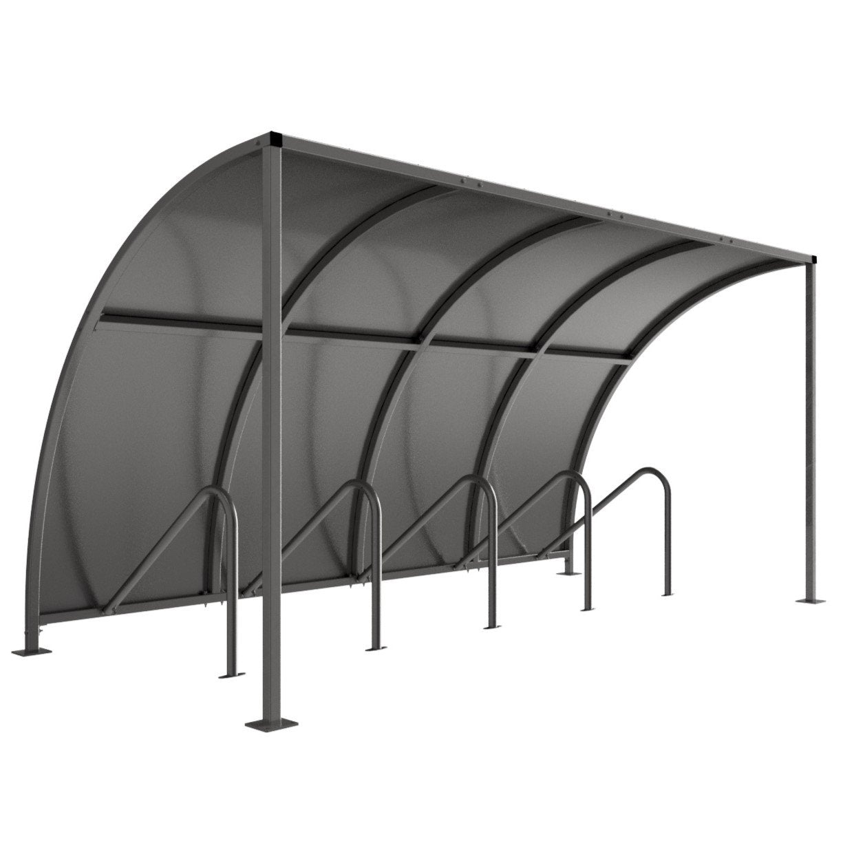 Harby Cycle Shelter with Integral Cycle Stands