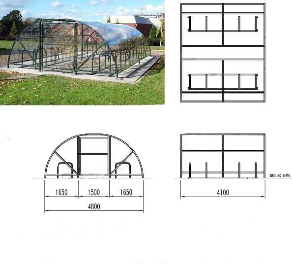 Secure Bike Shelter Compound | Lockable