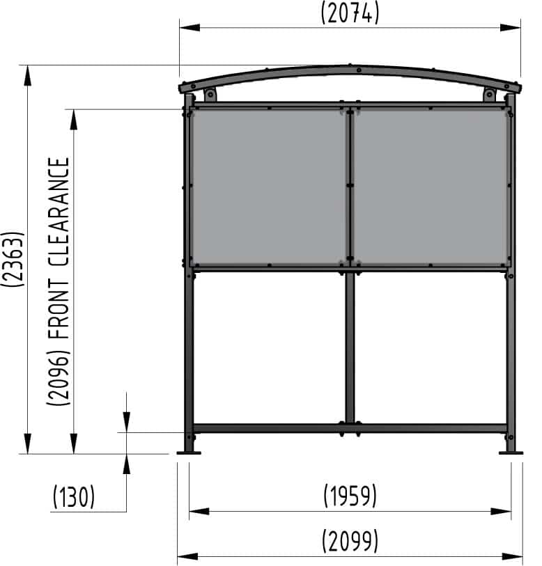 Kingsway Smoking Shed Shelter