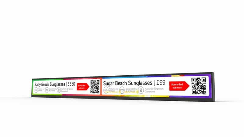 LCD Shelf Edge Touch Screen Displays