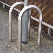 Lamp Post Protector Stainless Steel