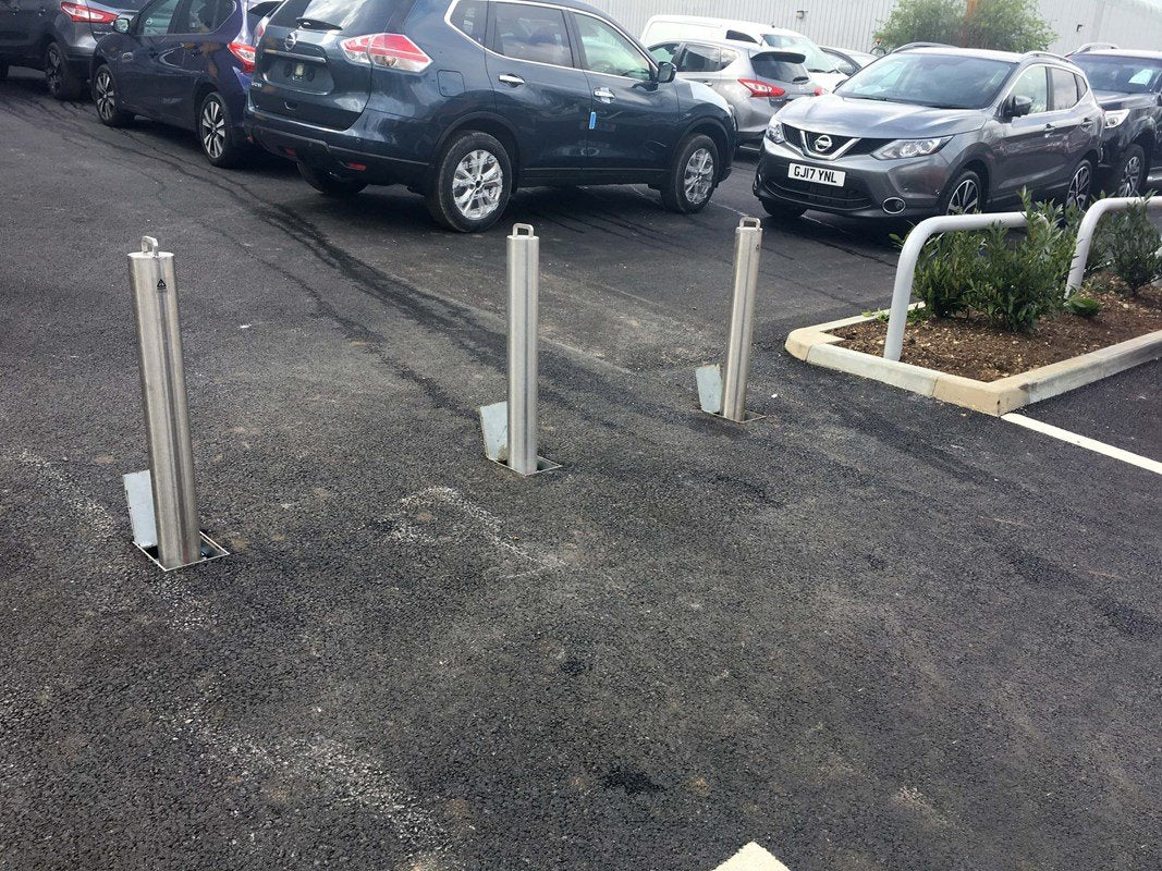 Lift Assisted Telescopic Stainless Steel Retractable Bollard