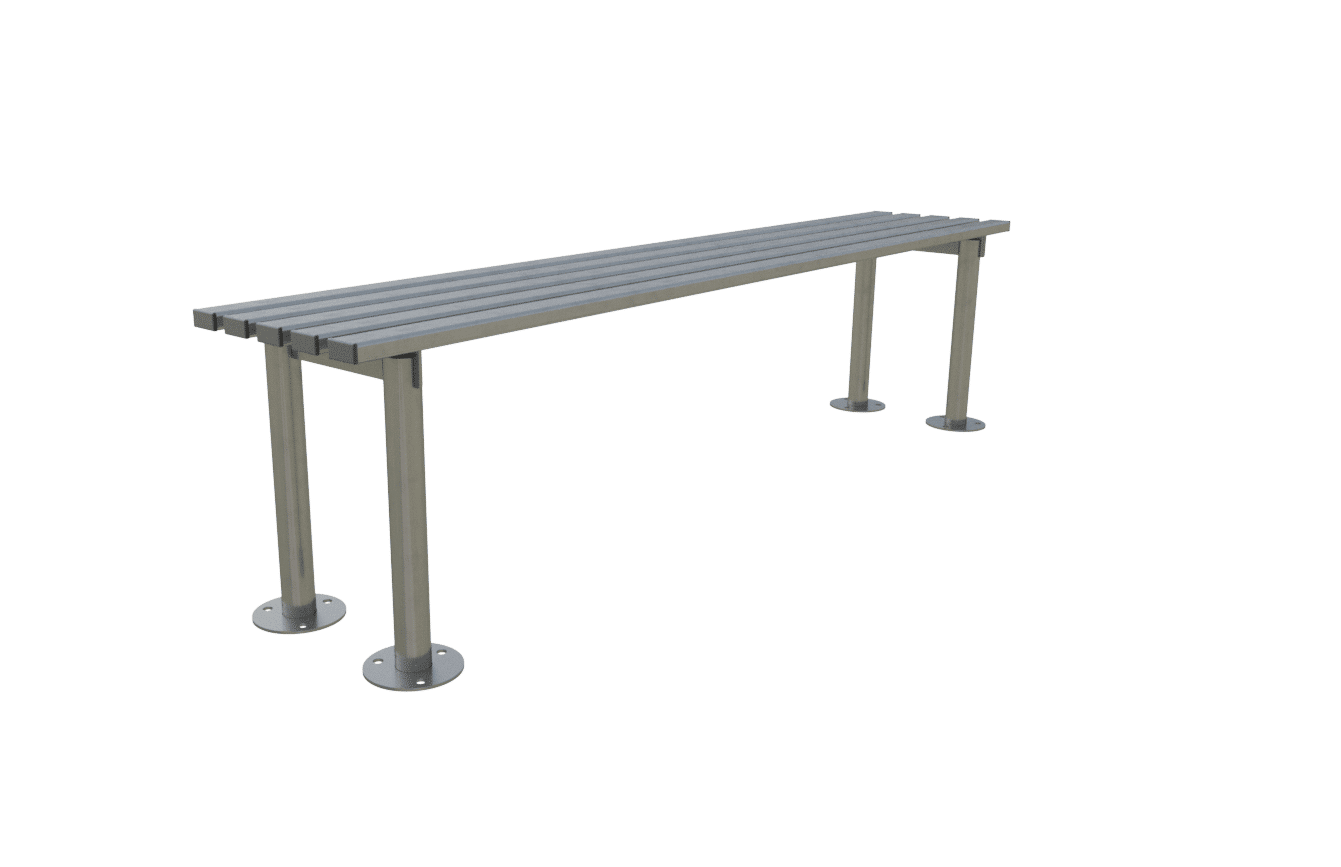 Outdoor Mild Steel Perch Bench