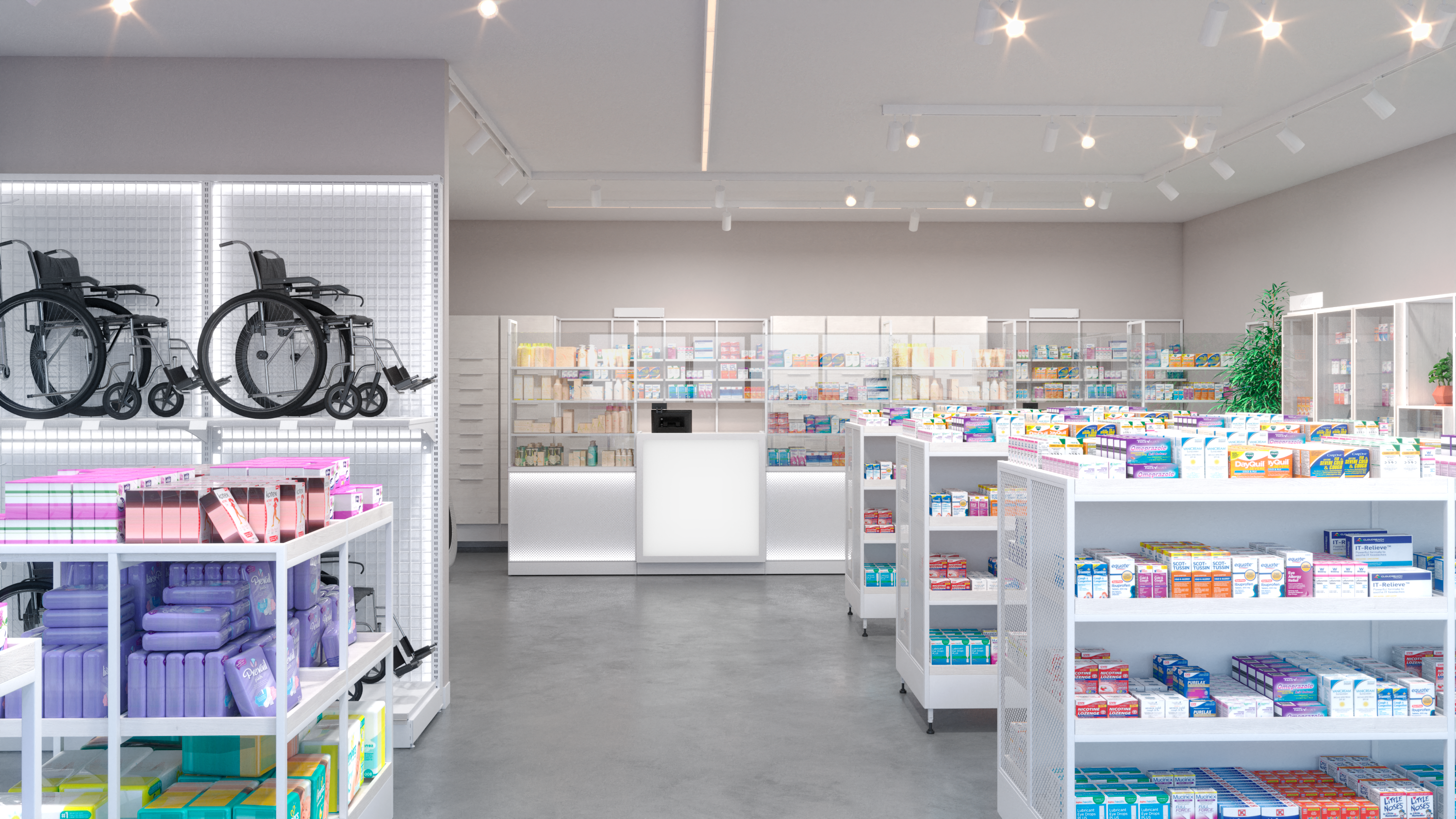 Pharmacy Checkout Zone | By Blencoe