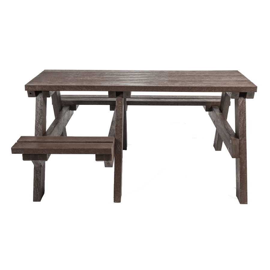 Recycled Plastic Picnic Table with Wheelchair Access