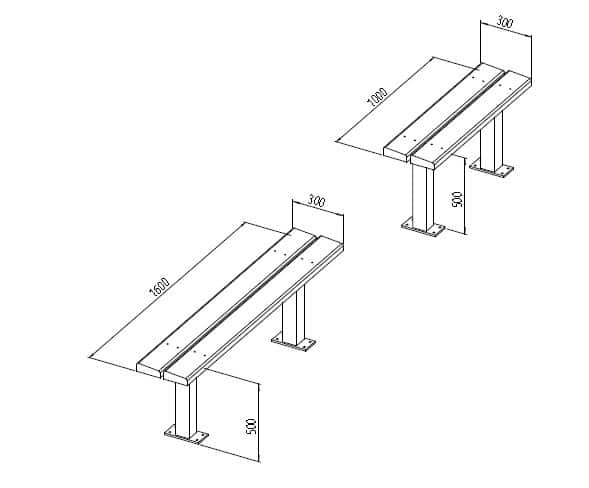 Recycled Plastic Bench
