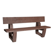 Recycled Plastic Fully Moulded Bench
