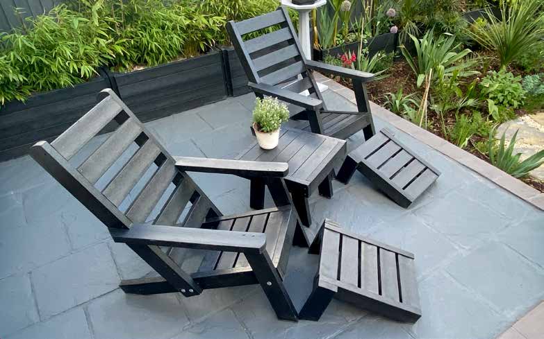 Recycled Plastic Sun Lounger