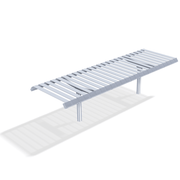 Rockingham Double Steel Bench