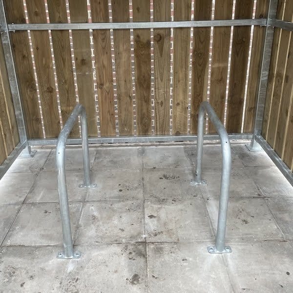 Secure Deluxe Timber Clad Cycle Shelter | 4 Bike Store