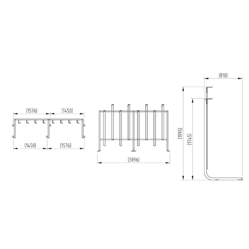 Vertical Cycle Racks