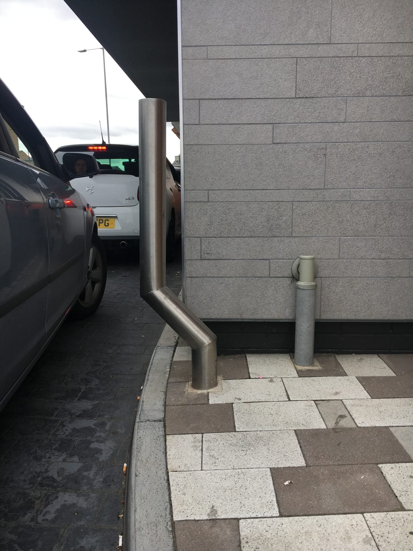 Cranked Stainless Steel Bollard