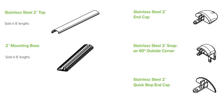 Stainless Steel Wall Bump Strips