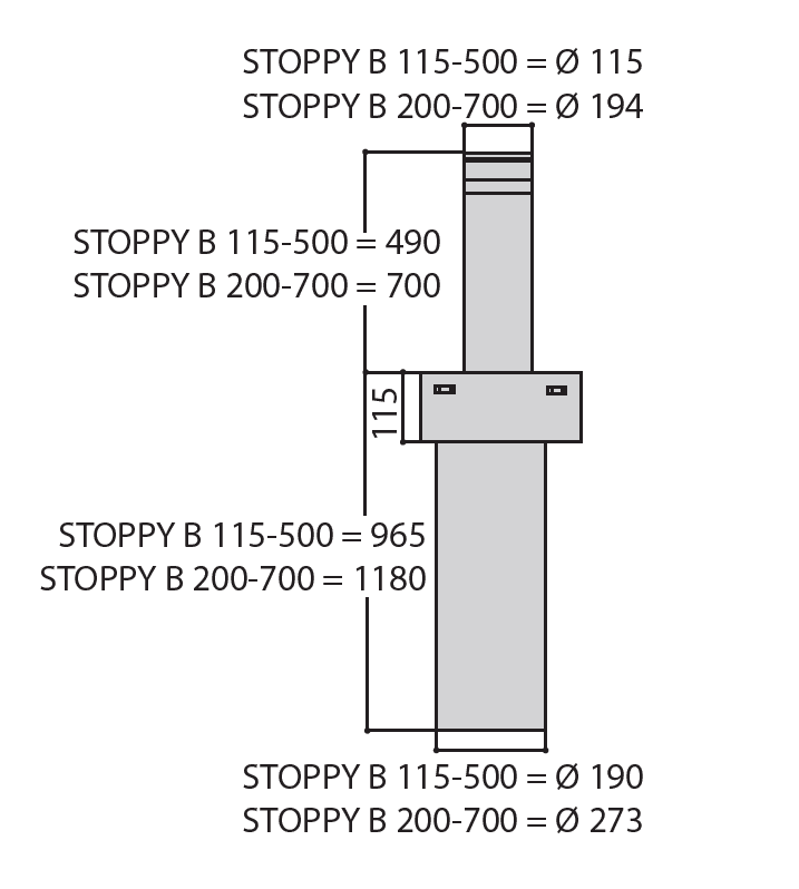BFT Stoppy B Commercial - Electromechanical Automatic Bollard
