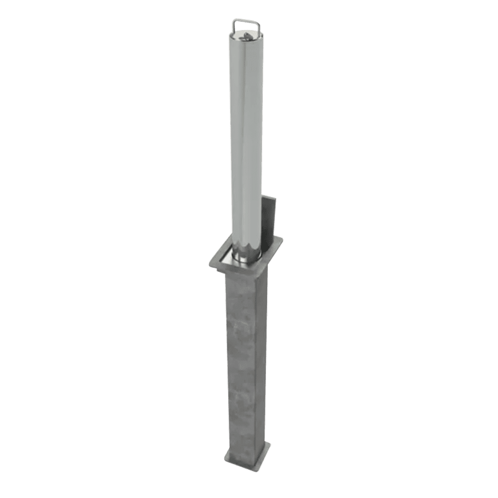Telescopic Parking Post (Heavy Duty) | Galvanised or Stainless Steel
