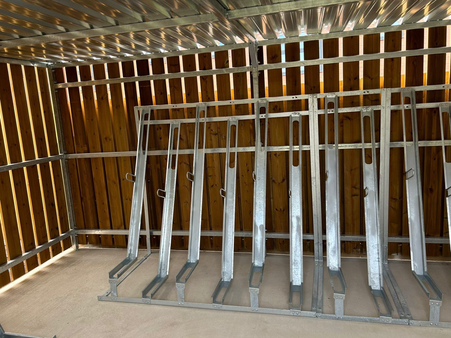 Semi Vertical Cycle Racks | Semi Verts