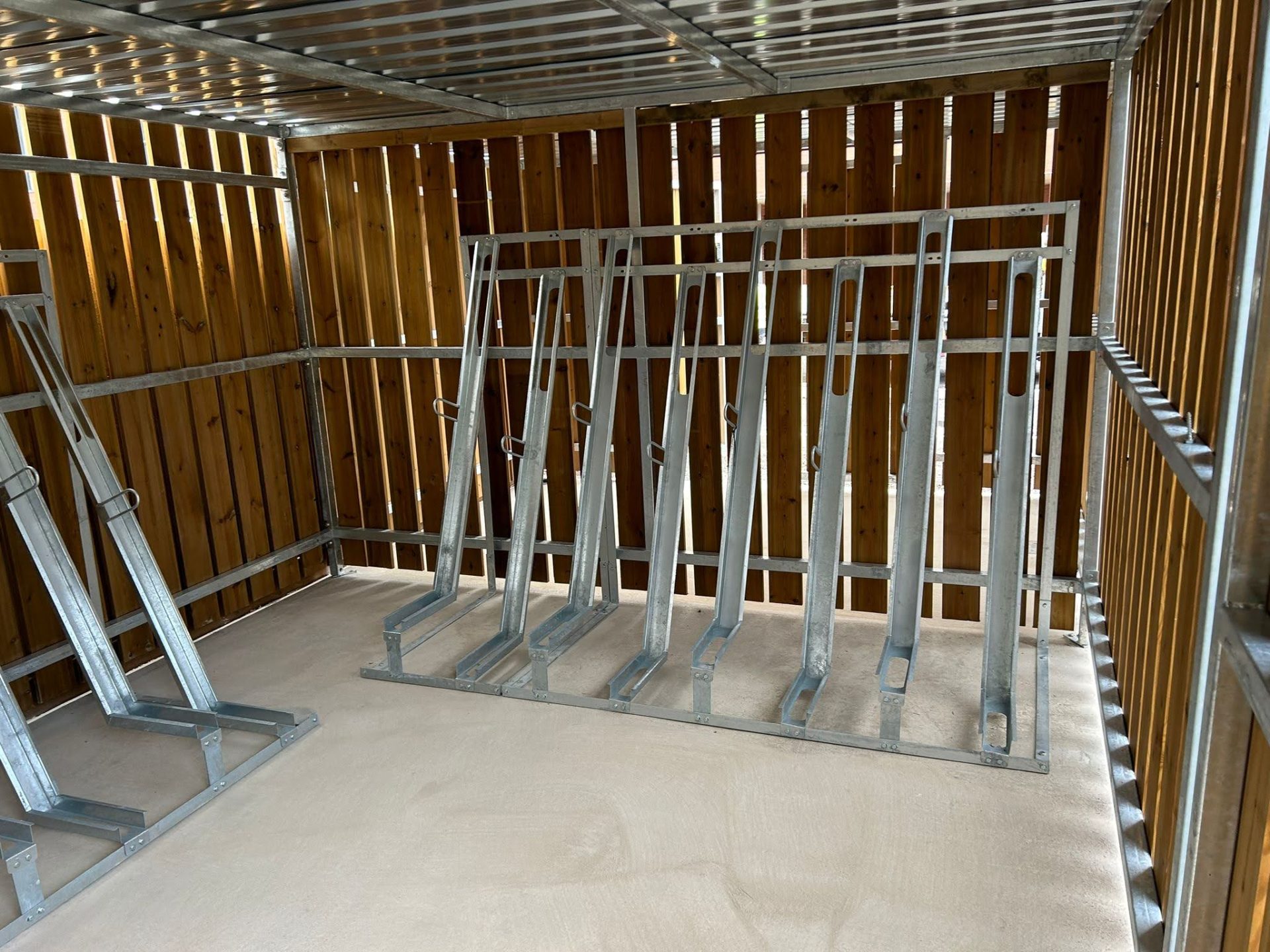 Semi Vertical Cycle Racks | Semi Verts